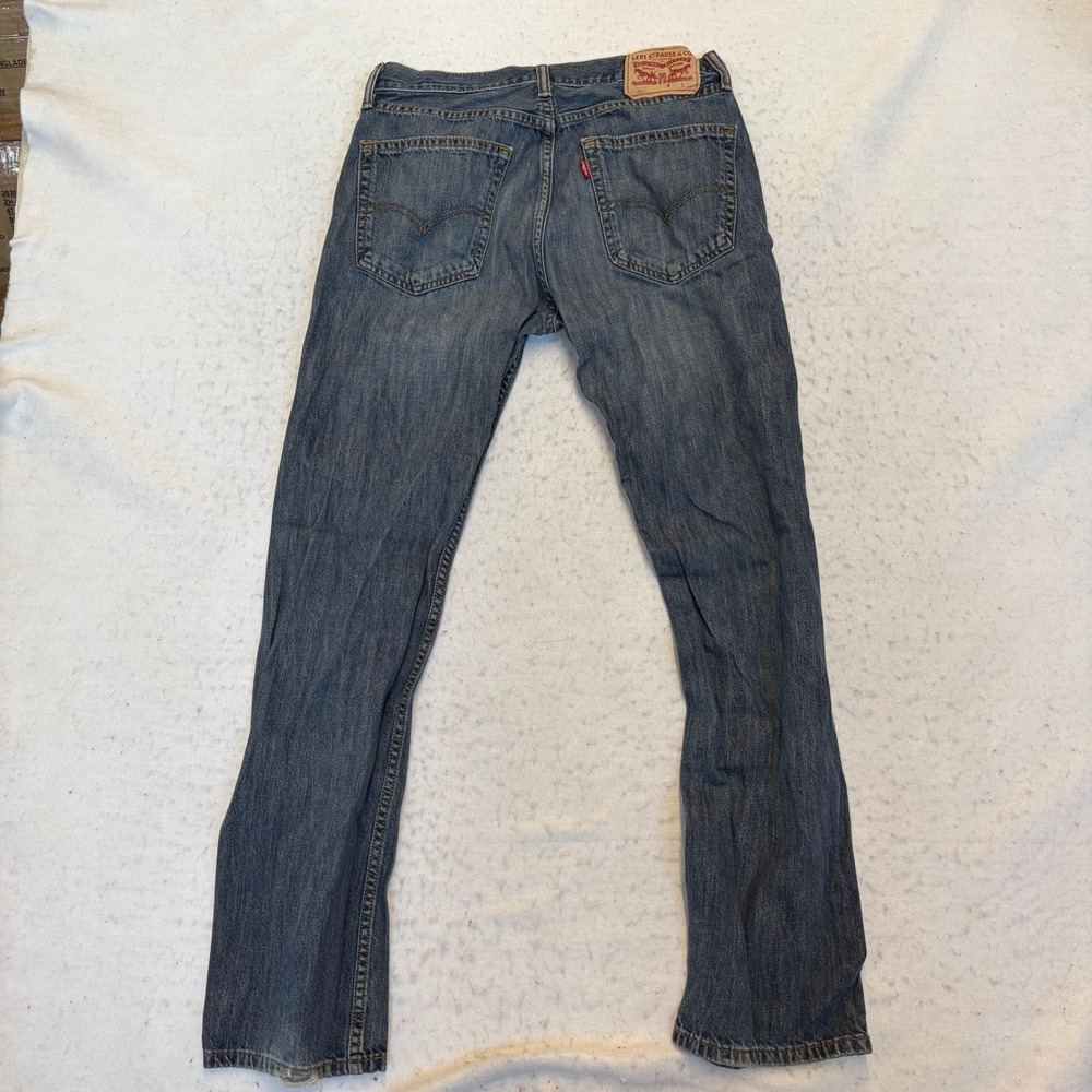Levi's 505 Regular Fit Jeans Mens 31x32 Blue Denim Straight Leg